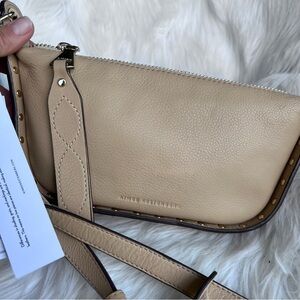 aimee kestenberg Hamilton Crossbody Bag  In Camel $228 Studded